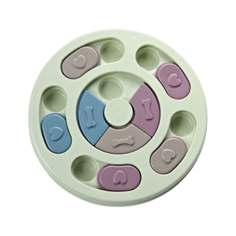 Grön aktiveringsleksak för hundar