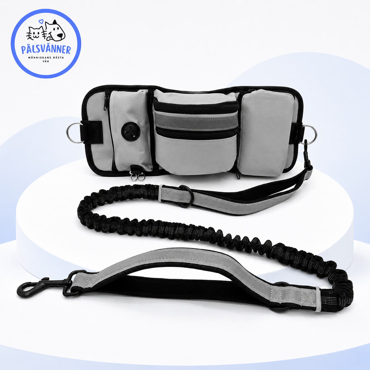 Handsfree midjebälte med elastiskt hundkoppel – testprodukt hos Pälsvänner