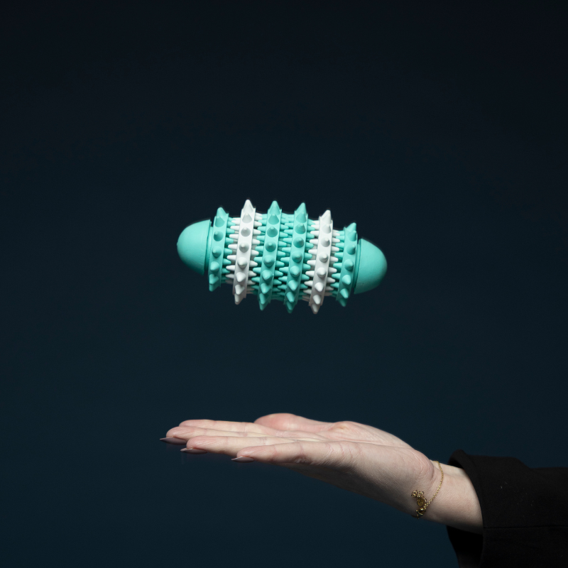 Denta Fun, rugbyboll, naturgummi,15 cm