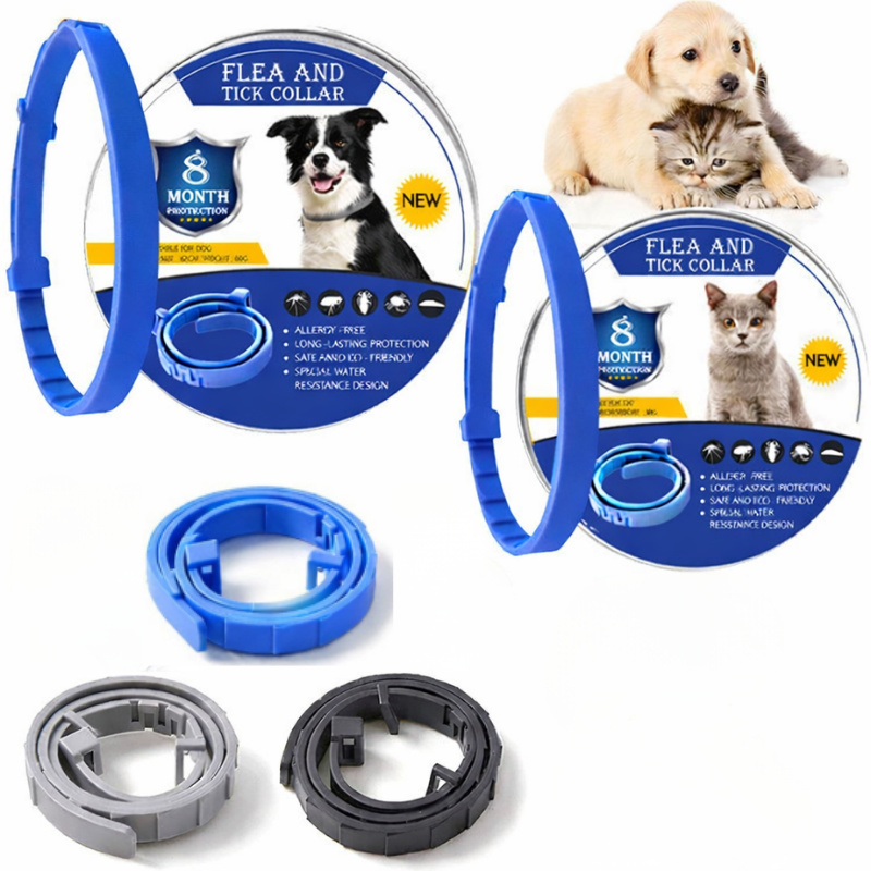 Fästinghalsband för Hund & Katt – Naturligt skydd i upp till 8 månader