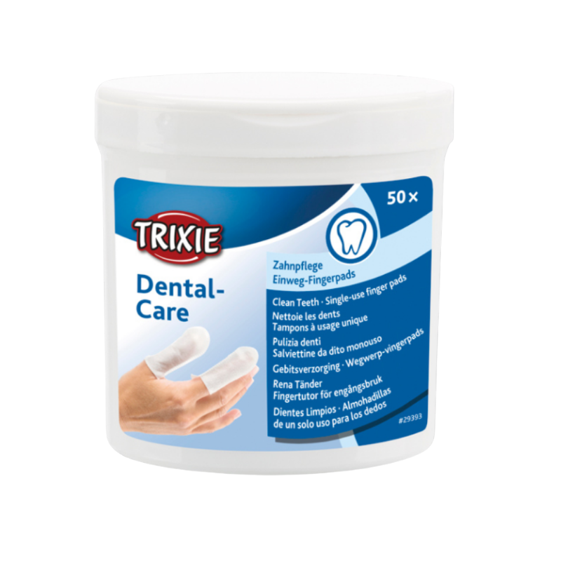 Förpackning med tandvårdspads