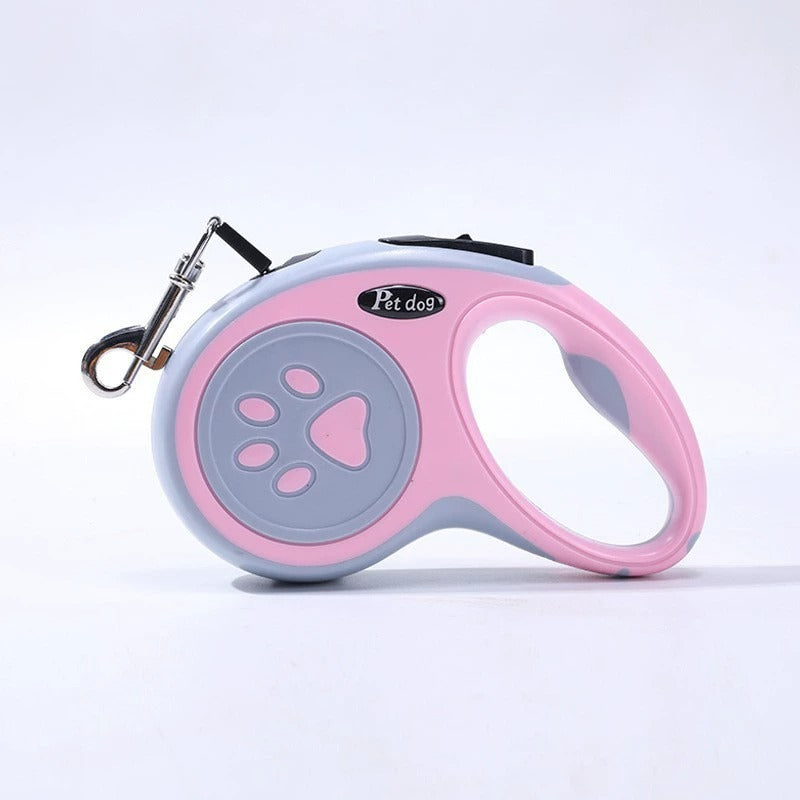 Flexikoppel till hund och katt Rosa