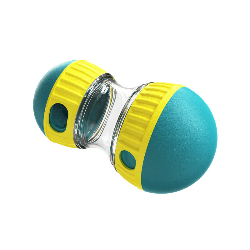 Grön gul belönings leksak för hundar