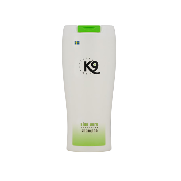 Schampoflaska med K9 och aloe vera