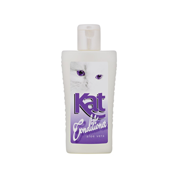 Balsam flaska med vit katt och Aloe Vera K9