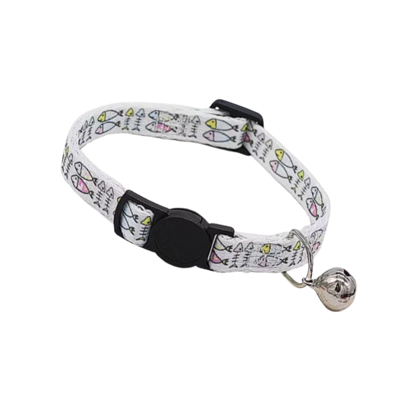 Katthalsband för katt - säkerhetslås för äventyrare