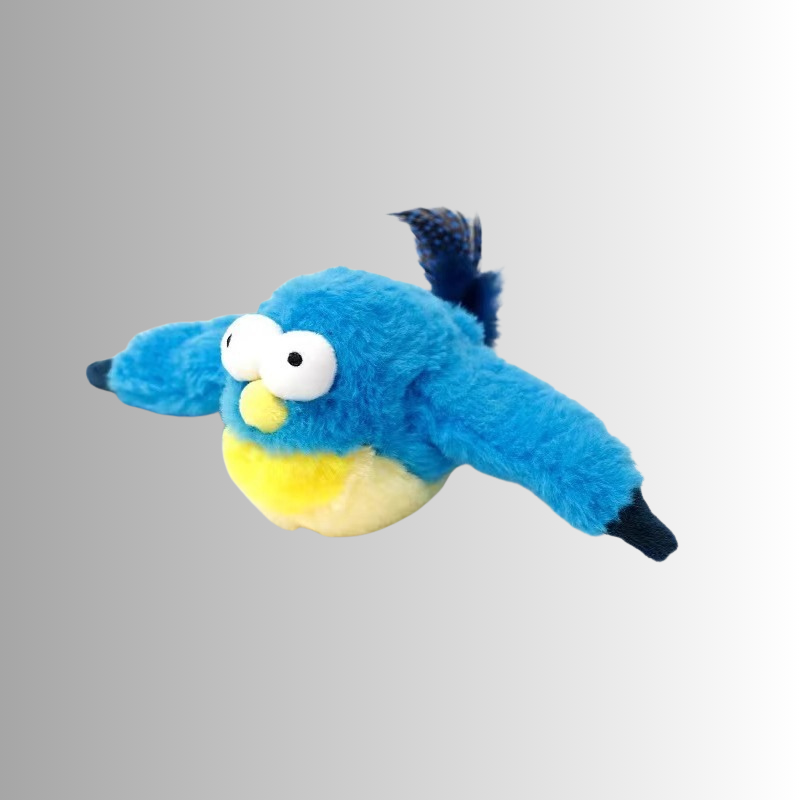 Flappy fågelleksak för katt