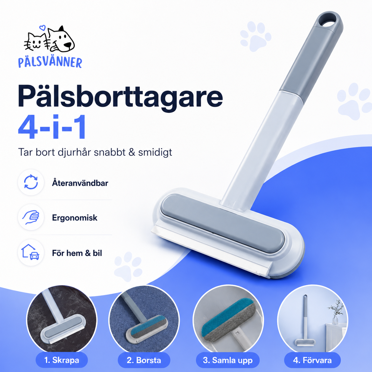 Effektiv Pälsborttagare