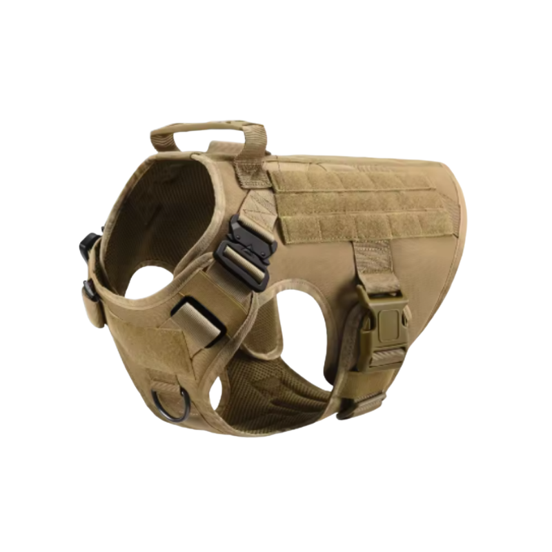 Beige militär sele till hundar