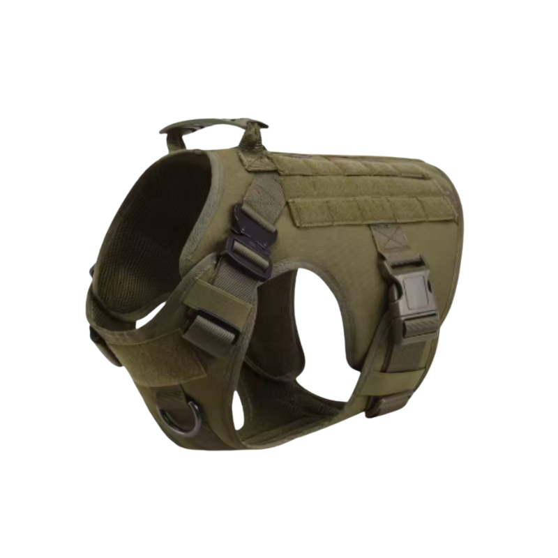 Grön militär sele till hundar