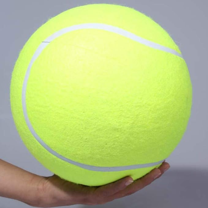 Extra Stor Tennisboll för Hund – 24 cm med Pump