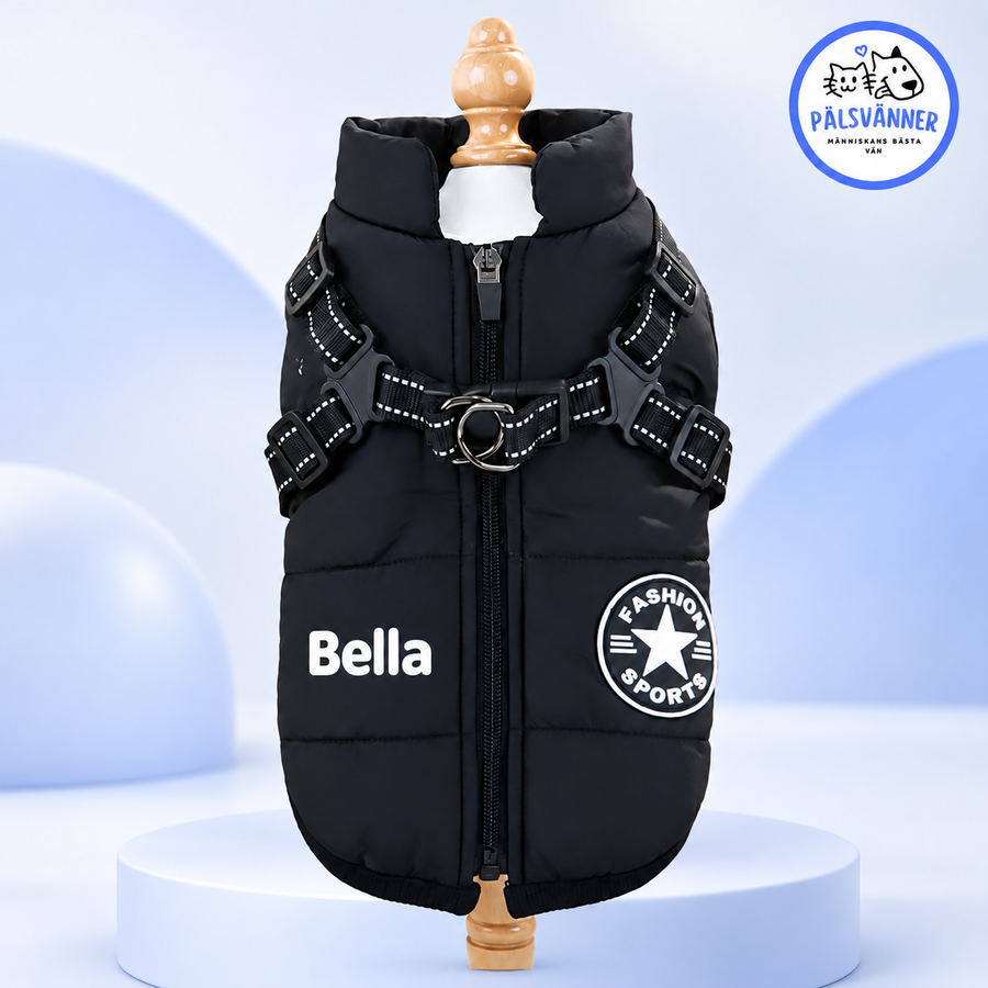 Exempel på namntryckets placering